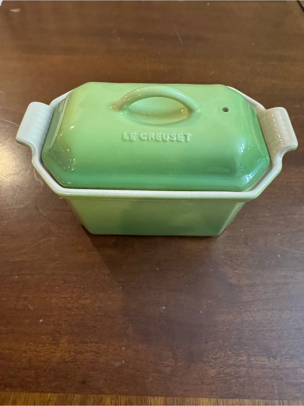 Le Creuset NEW small TERRINE - Retired Palm color